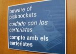 Pickpockets Sign